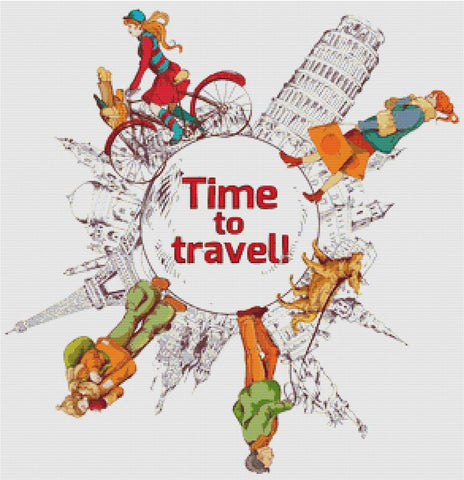 Time To Travel - X Squared Cross Stitch
