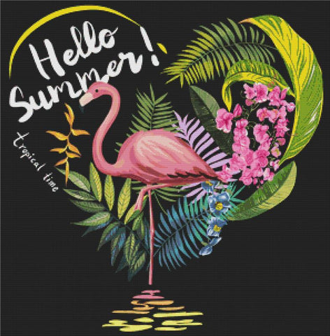 Tropical Time - X Squared Cross Stitch