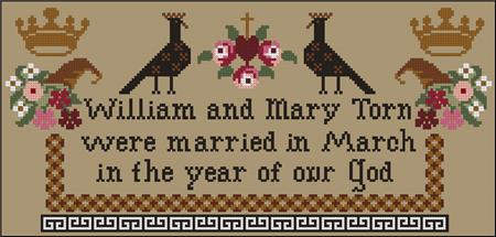 William And Mary Married In March - Twin Peak Primitives