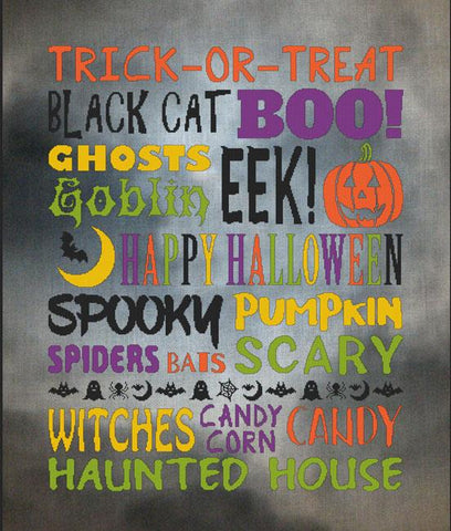 Subway Art: Halloween - Cross Stitch Wonders