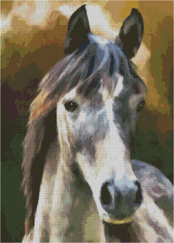 Horse Portrait - Fox Trails Needlework