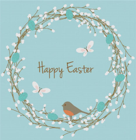 Happy Easter II - X Squared Cross Stitch