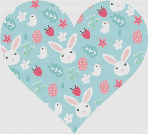 Easter Rabbits - X Squared Cross Stitch