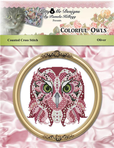 Colorful Owls Oliver - Kitty & Me Designs