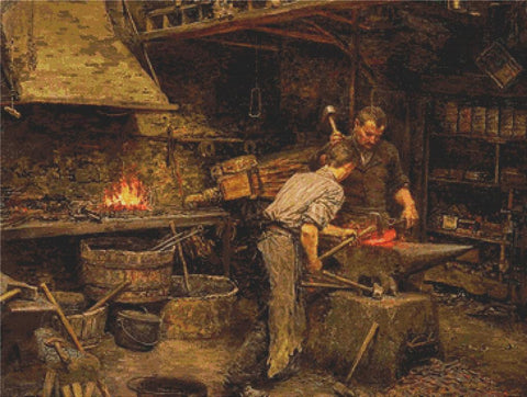 At Work - X Squared Cross Stitch