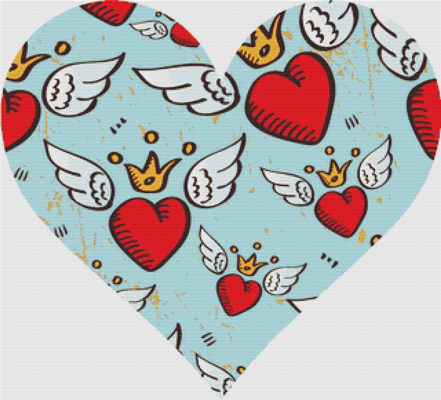 Heart Of Hearts - X Squared Cross Stitch