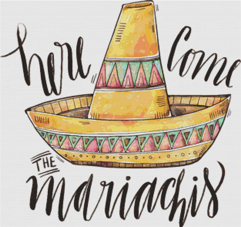 The Mariachis - X Squared Cross Stitch