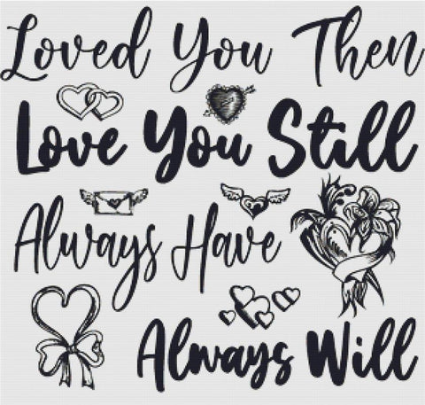 Loved You Then - X Squared Cross Stitch