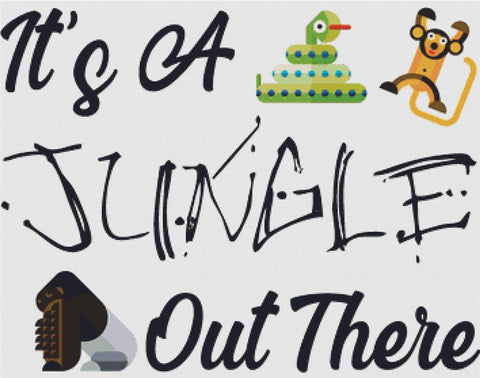 It's A Jungle - X Squared Cross Stitch