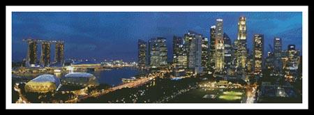 Singapore Panorama - Artecy Cross Stitch