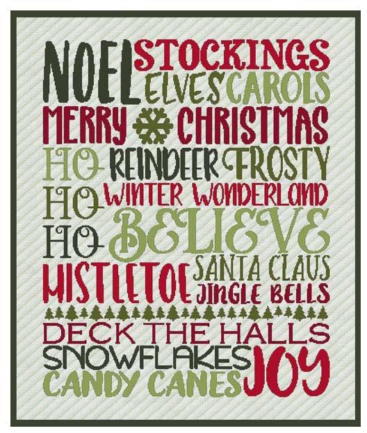 Subway Art: Christmas - Cross Stitch Wonders