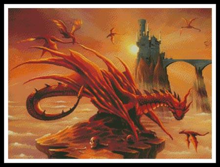 Battle At The Magic Hour - Artecy Cross Stitch