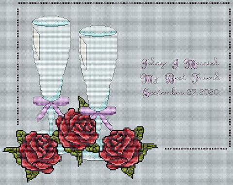 Wedding Glasses - Artists Alley
