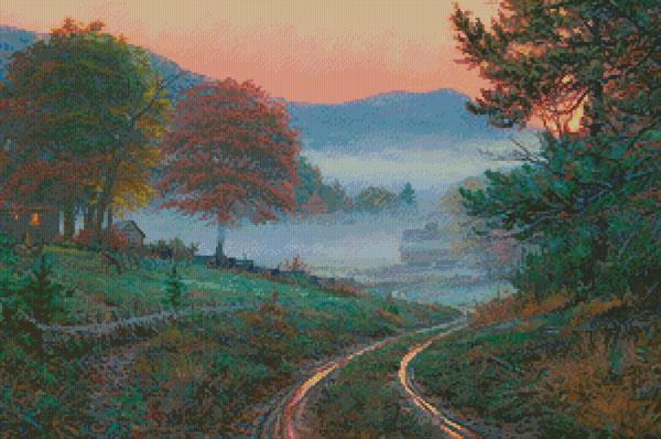 Morning In Cades Cove - Artecy Cross Stitch