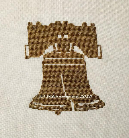 Liberty Bell Silhouette - Stitchnmomma