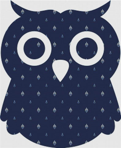 Batik Owl - X Squared Cross Stitch