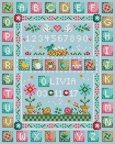 Quilted Baby Sampler - Shannon Christine Designs