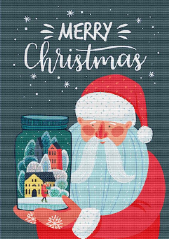 Merry Christmas II - X Squared Cross Stitch