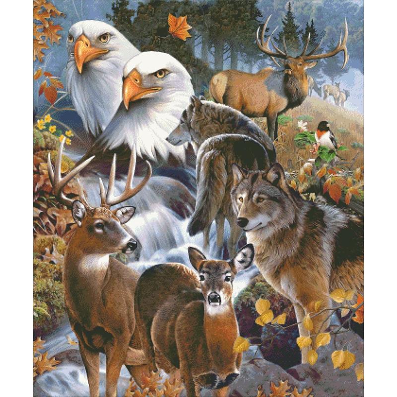 Forest Collage - Charting Creations