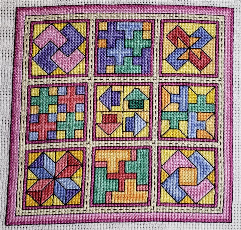 Quilt Blocks 8: Jigsaw - Rogue Stitchery