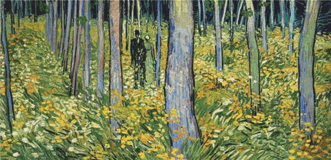 Undergrowth With Two Figures - X Squared Cross Stitch