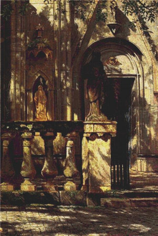 Sunlight And Shadow Study - X Squared Cross Stitch