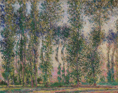 Poplars At Giverny - X Squared Cross Stitch