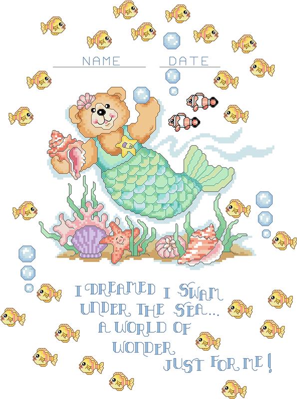 Merbaby Birth Announcement - Kooler Design Studio