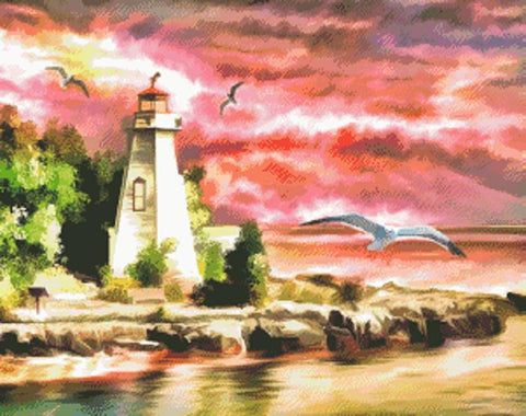 Lighthouse Beacon - Fox Trails Needlework