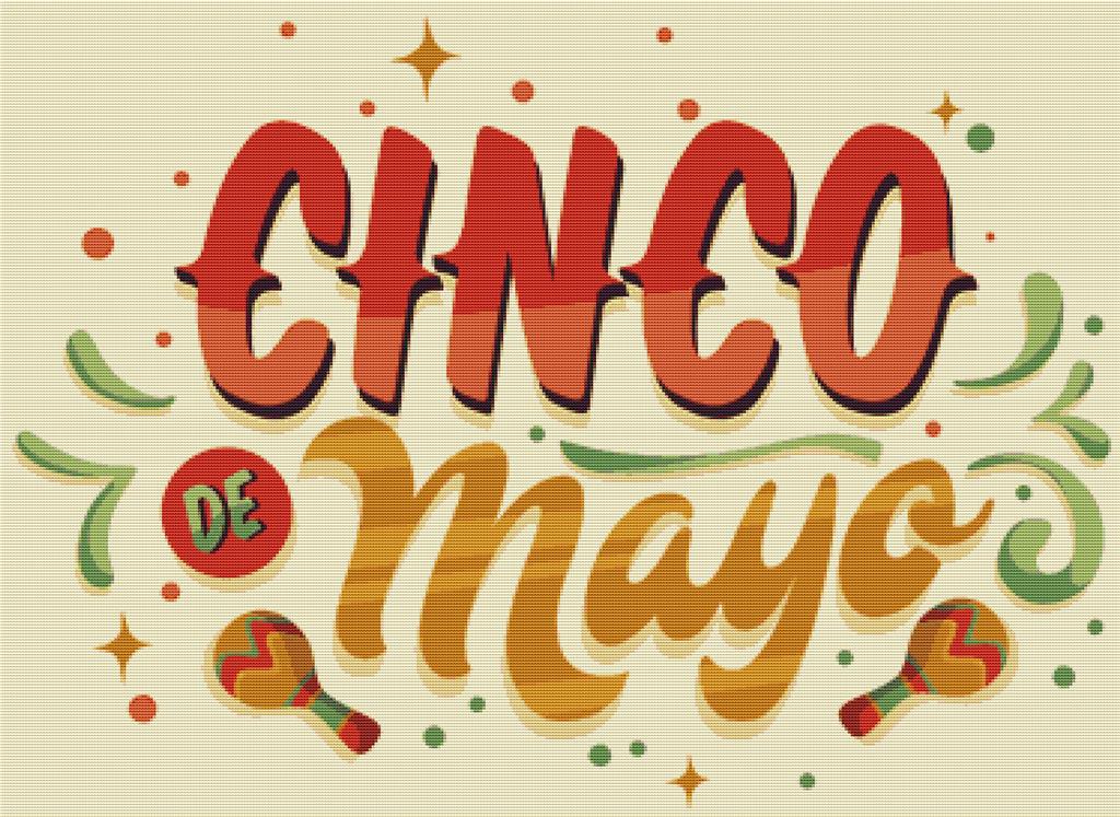 Cinco De Mayo II - X Squared Cross Stitch