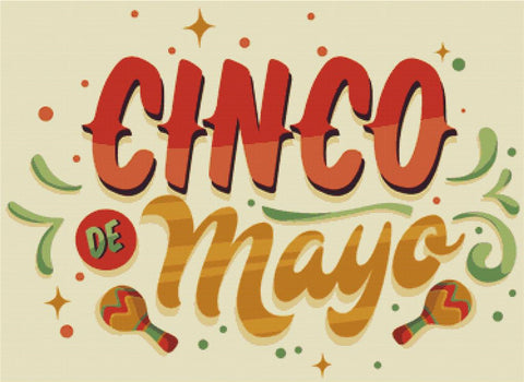 Cinco De Mayo II - X Squared Cross Stitch