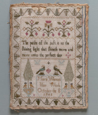 Mary Wereat, 1783 - Modern Folk Embroidery