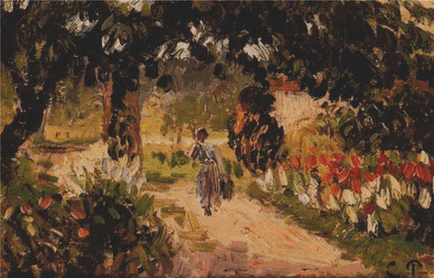 Garden At Eragny - X Squared Cross Stitch