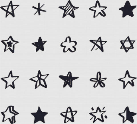 Collection Of Stars - X Squared Cross Stitch