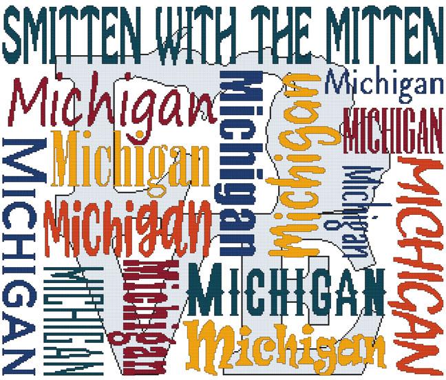 Smitten With The Mitten - Cross Stitch Wonders