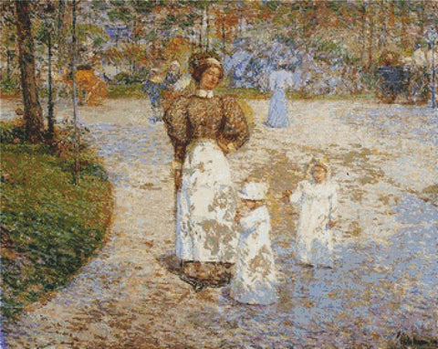 Spring In Central Park - X Squared Cross Stitch
