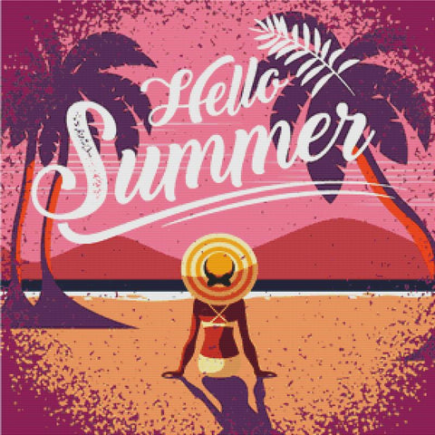 Hello Summer II - X Squared Cross Stitch