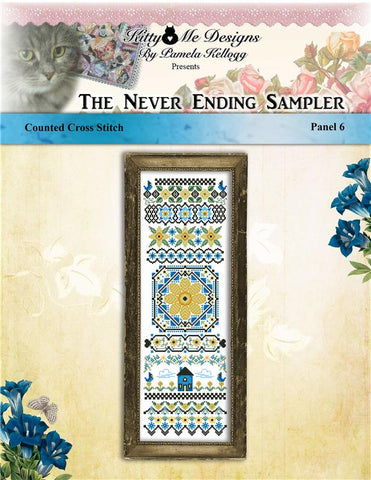 Never Ending Sampler Part 6 - Kitty & Me Designs