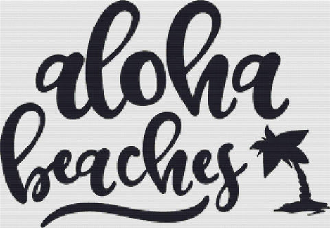 Aloha Beaches - X Squared Cross Stitch