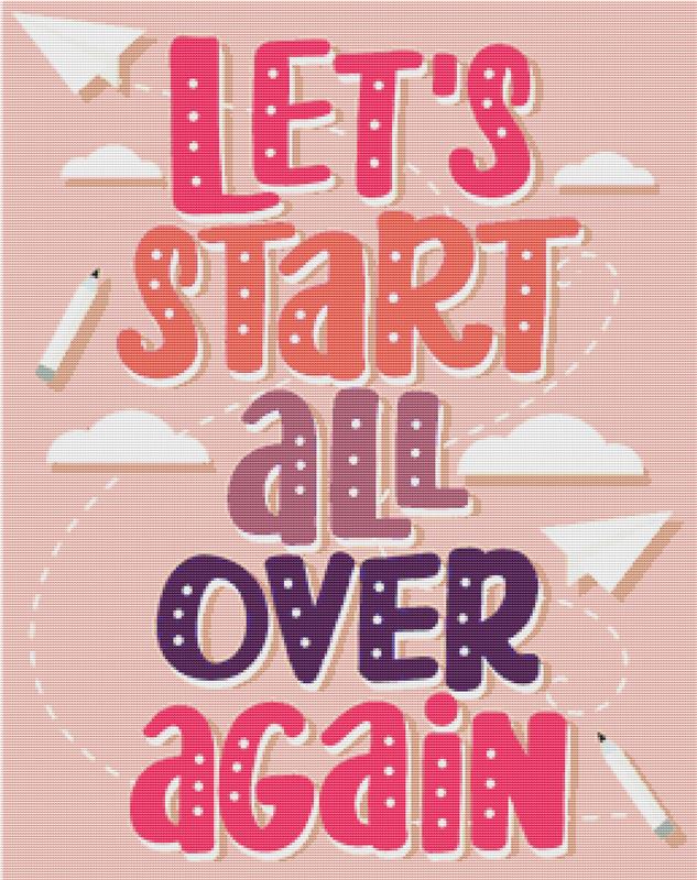 All Over Again - X Squared Cross Stitch