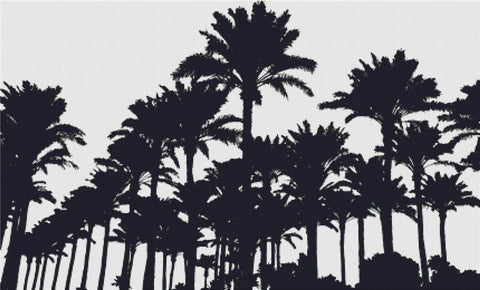Palm Trees - X Squared Cross Stitch