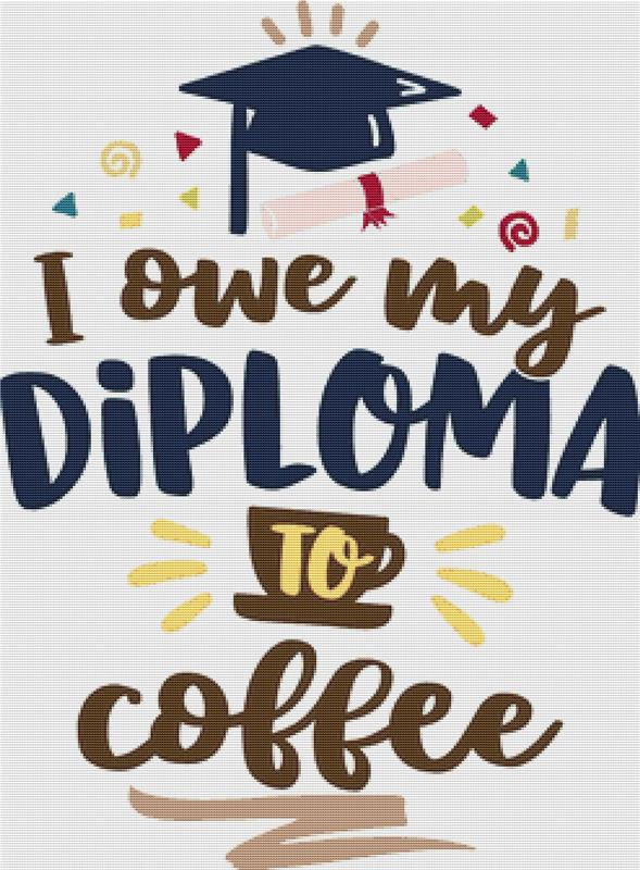 Diploma - X Squared Cross Stitch