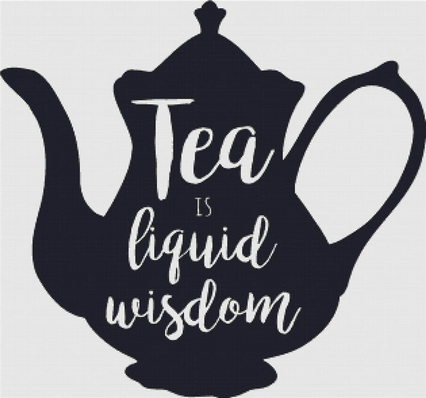 Liquid Wisdom - X Squared Cross Stitch
