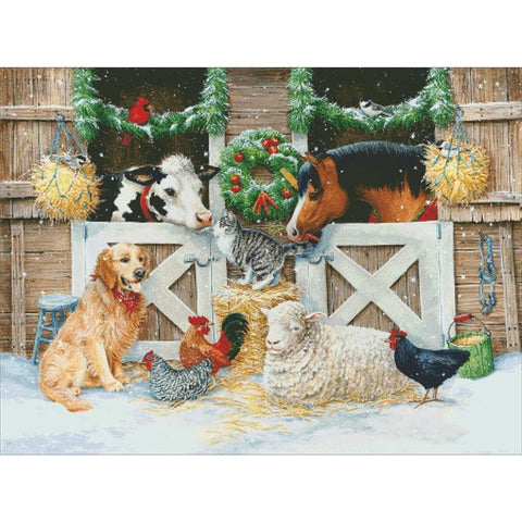 Barnyard Holiday - Charting Creations