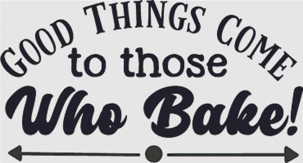 Those Who Bake - X Squared Cross Stitch