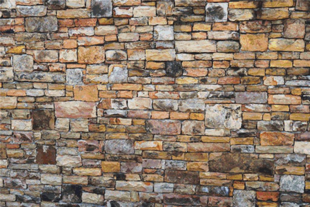 Stone Wall - X Squared Cross Stitch