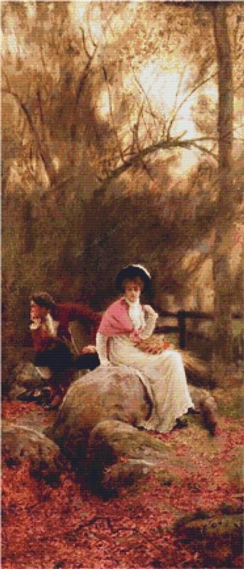 A Lovers' Spat - X Squared Cross Stitch