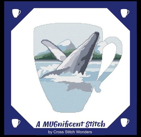 A MUGnificent Stitch: Whale - Cross Stitch Wonders