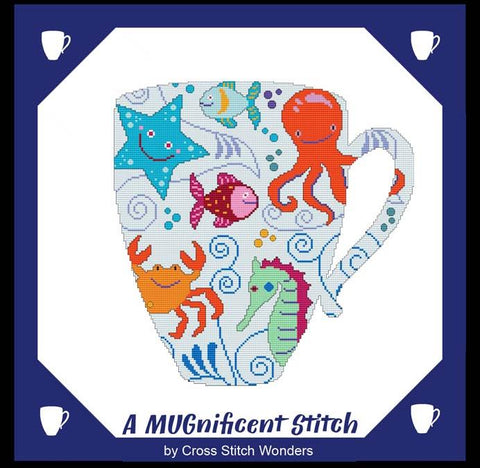 A MUGnificent Stitch: Sea Friends 1 - Cross Stitch Wonders