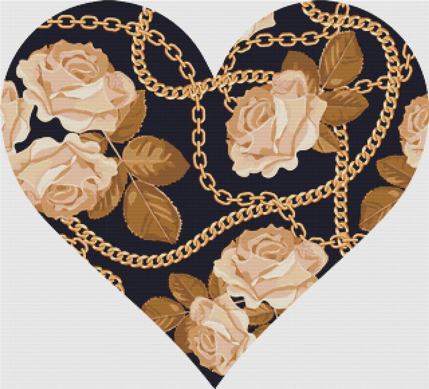Roses And Chains - X Squared Cross Stitch